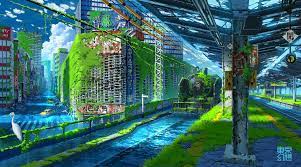 東京幻想 on Twitter | ファンタジーな風景, 庭作りのアイデア, 幻想的なイラスト