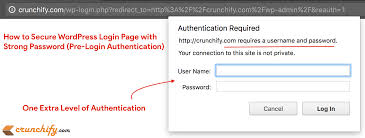 secure wordpress login page wp admin