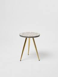 White Marble Coffee Tables Side