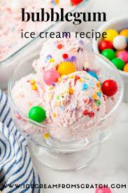 bubblegum ice cream ice cream from
