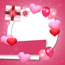 valentines day 3d transpa png pink