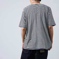 yaeca ヤエカ crew neck t shirts stripe