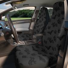 Black Bats Goth Car Seat Covers Goth