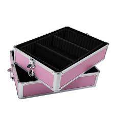aluminum cosmetic organizer box