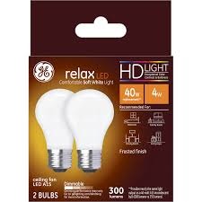 Ge Relax Soft White Hd 40w Replacement Led Light Bulbs Ceiling Fan Medium Base White A15 2 Pack Led Bulbs Meijer Grocery Pharmacy Home More
