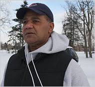 Sione Akauola, 53, regularly walks in Delaware Park in Buffalo. - sione.190