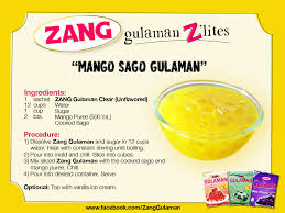 mango sago gulaman recipe