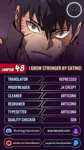 I grow stronger by eating manhwa