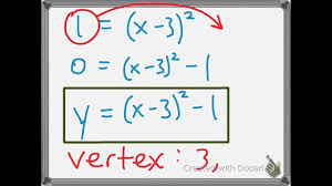 Convert quadratic function to vertex form by completing the square. Algebra 5 8 Write In Vertex Form By Completing The Square Lessons Blendspace