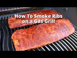 gas grill ribs smoke ribs on gas