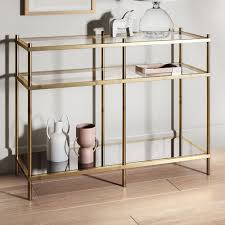 Webster Francesca Glass Console Table