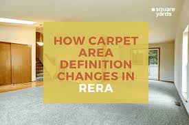 carpet area definition changes in rera
