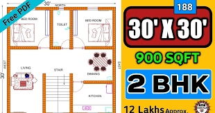 30 2bhk House Plan