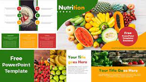 creative nutrition powerpoint templates