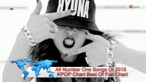 Top 40 Fan Chart All Number One Songs Of 2015 Kpop Chart Best Of