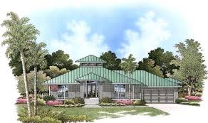 Plan 60772 Florida Style With 3 Bed