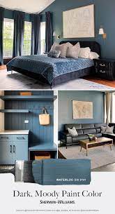 Moody Blue Paint Colors For Accent