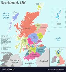 map scotland with districts royalty