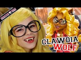 monster high clawdia wolf doll makeup