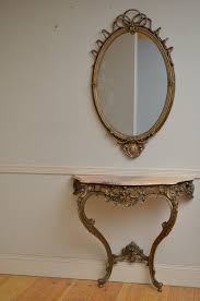 console table hall table with mirror
