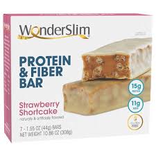 For some people, dietary fiber can be beneficial for health. Amazon Com Wonderslim Protein Fiber Bar Strawberry Shortcake Low Carb 15g Protein Low Sugar High Fiber 160 Calories Nutritious Snack Bar Gluten Free 7 Count Grocery Gourmet Food
