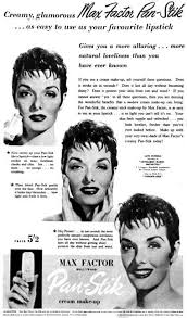 cosmetics and skin max factor 1945 1960