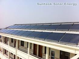 apartment building solar energy hot