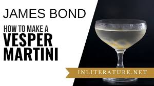 james bond vesper martini recipe food