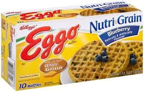 eggo nutri grain blueberry waffles