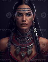 beautiful native american woman