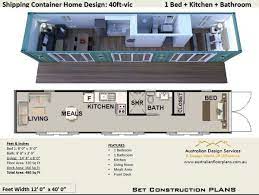 Container Home Plan 40ft Vic