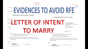 k1 visa letter of intent to marry