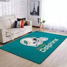 miami dolphins flannel carpet anti skid