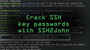 how to ssh private key pwords