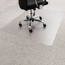 clear rectangular indoor chair mat