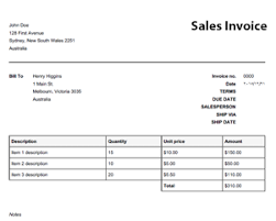Download Ms Word Invoice Template Nz PNG