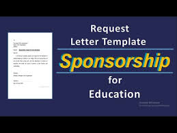 sponsorship request letter template for