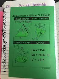 Unit surface area homework 2. Mrs Newell S Math Surface Area And Volume Of Pyramids Unit