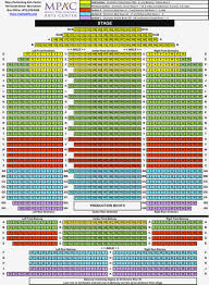 Seating Chart Mayo Performing Arts Center Mpac Seating