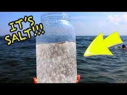 turn ocean water into salt with science