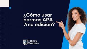 normas apa 7ma edición cómo