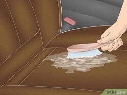 remove milk stains from car upholstery