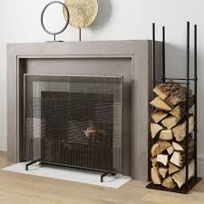 Wood Holder For Fireplace