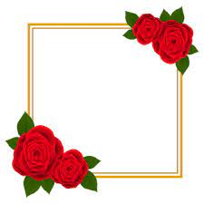 red rose border clipart images free