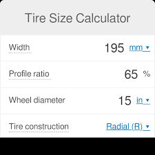 tire size calculator tire size comparison