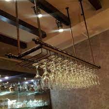 20 hanging wine glass rack ideas