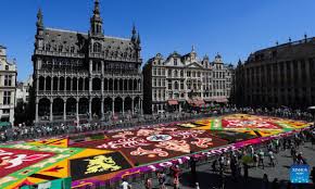 flower carpet 2022 in brussels