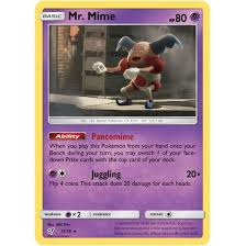 Based on this pokemon's stats we consider the best nature for mr. Mr Mime 11 18 Rare Pokemon Card Detective Pikachu