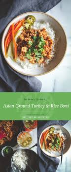 This time we have the instant pot ground turkey casserole to add to our list of weight watchers turkey recipes and oh my gosh it's amazing! Asian Ground Turkey And Rice Bowls Recipe Sweetphi