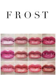 Frost Lipsense Color Chart Collage For 2016 In 2019 Lip